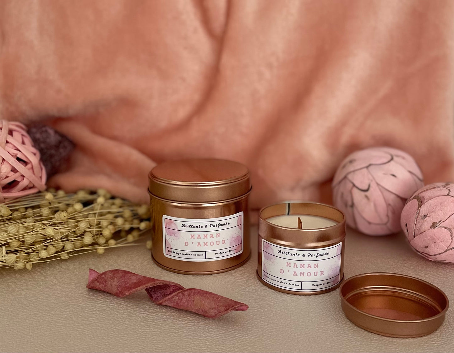 Bougie Maman d'amour