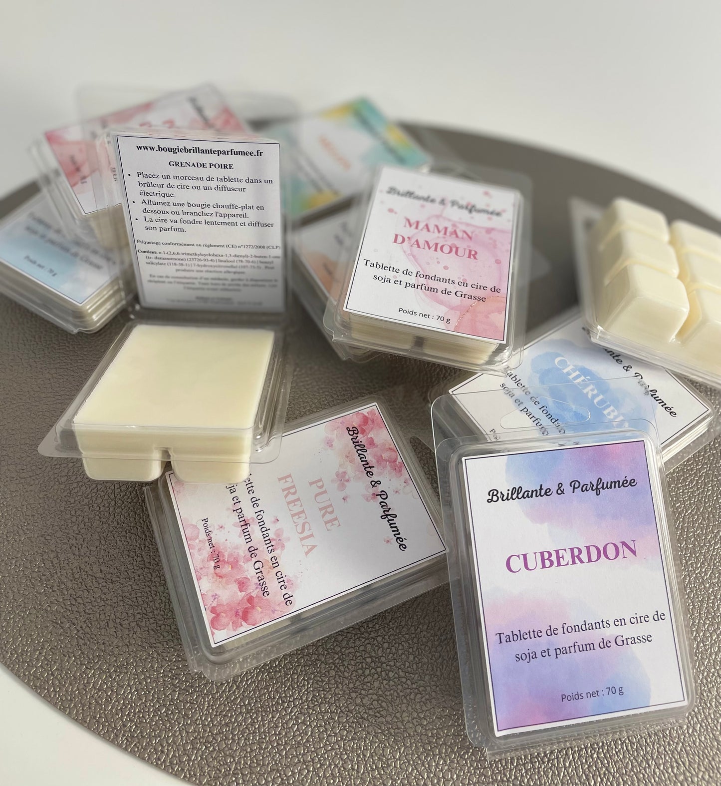 Tablette de fondants parfumés